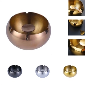 Round Stainless Steel Cigarette Ashtray